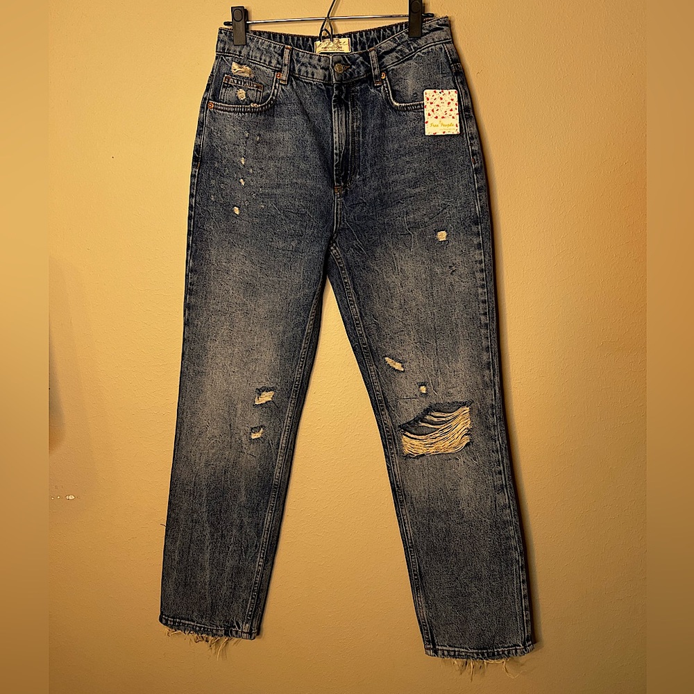NWT FREE PEOPLE vintage indigo jeans
